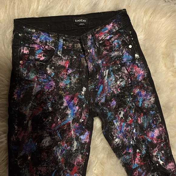 HandPainted Bebe Jeans - Picture 4 of 10
